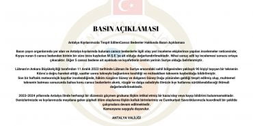antalya valiliği basın açıklaması