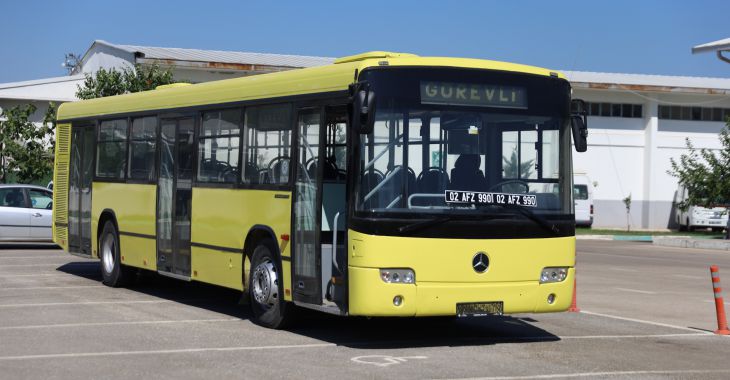 Adıyaman Belediyesine hibe edilen otobüs yola çıktı