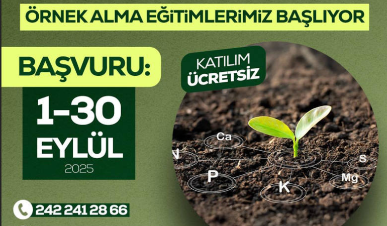 Büyükşehir’den üreticiyi eğitim desteği