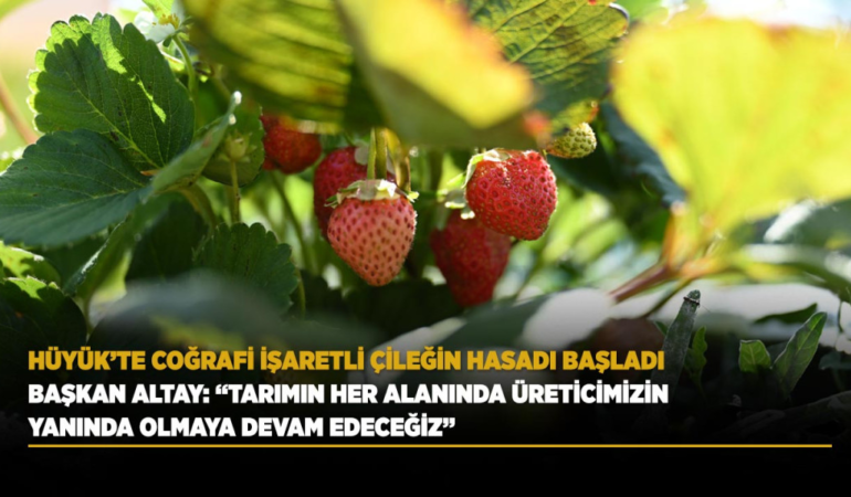 Başkan altay: tarımın her alanında üreticimizin yanında olmaya devam edeceğiz