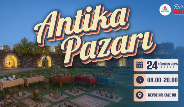 Nevşehir Kalesi, Antika Pazarına Ev Sahipliği Yapacak
