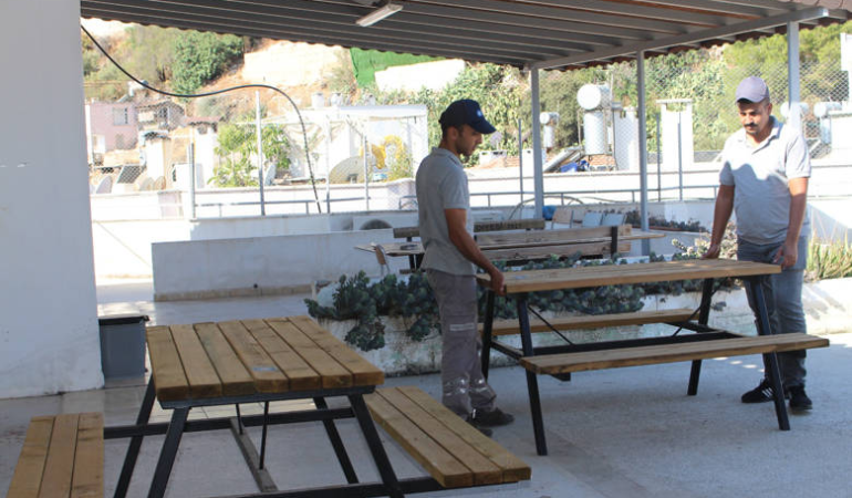 Büyükşehir’den bank ve piknik masası desteği