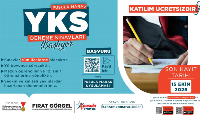 Üniversite Yolunda Gençlere Büyükşehir’den Ücretsiz Deneme Sınavı Desteği