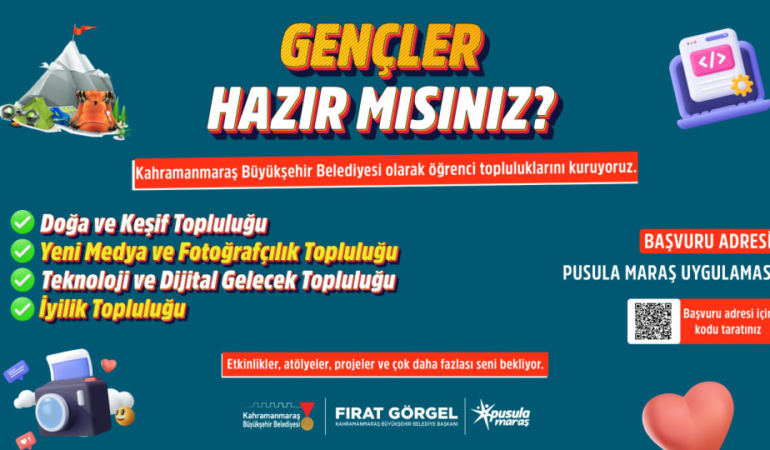 Pusula Maraş ile Gençlik Rotasını Belirliyor
