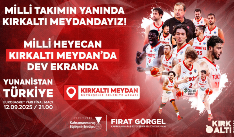 A Milli Basketbol Takımı’nın Final Yolu Heyecanı Dev Ekranda
