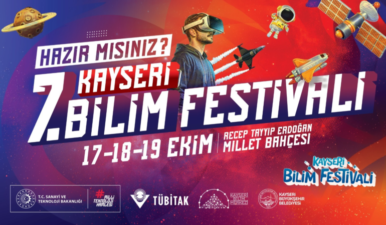 Büyükşehir’in, Nefes Kesecek Kayseri 7’nci Bilim Festivali Kapılarını Aralıyor