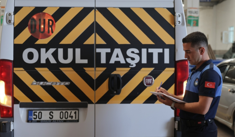 Okul Servislerine Yönelik Kapsamlı Denetim Yapıldı