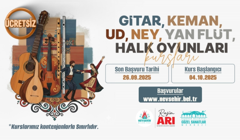 Güzel Sanatlar Merkezi’mizin Yeni Dönem Kurslarını Kaçırmayın