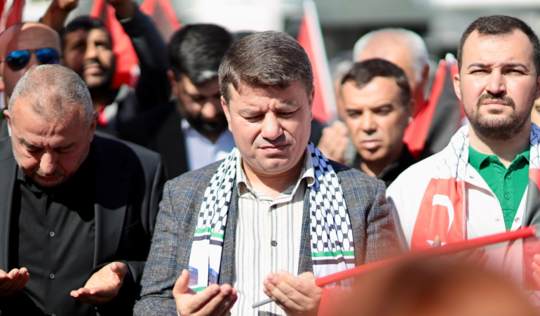 Aksaray’da gazze’ye destek yürüyüşü yoğun katılımla gerçekleştirildi