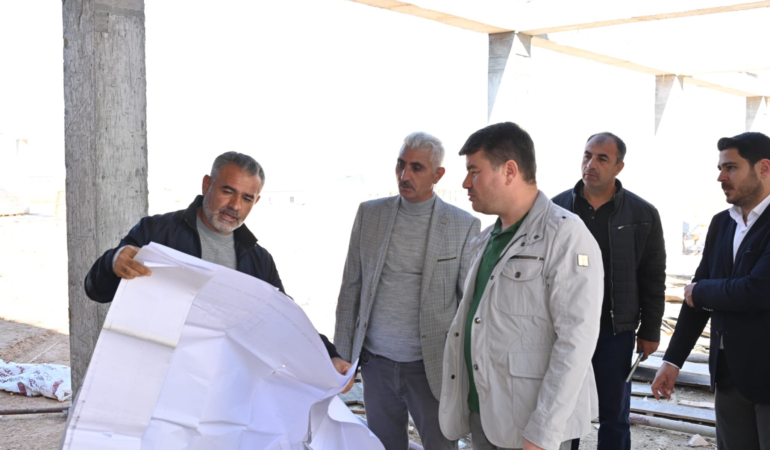 Başkan dinçer yeni şehir mezarlığı külliye projesinde çalışmaları yerinde inceledi
