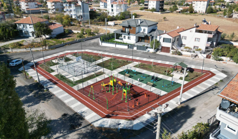 Aksaray belediyesi’nden çiftlik mahallesine 3 yeni park