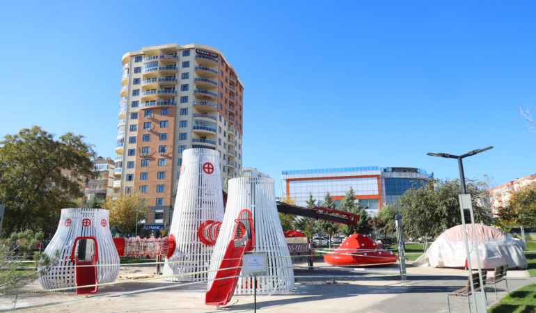Selçuklu parkı’nda yeni oyun grupları çocuklarla buluşuyor