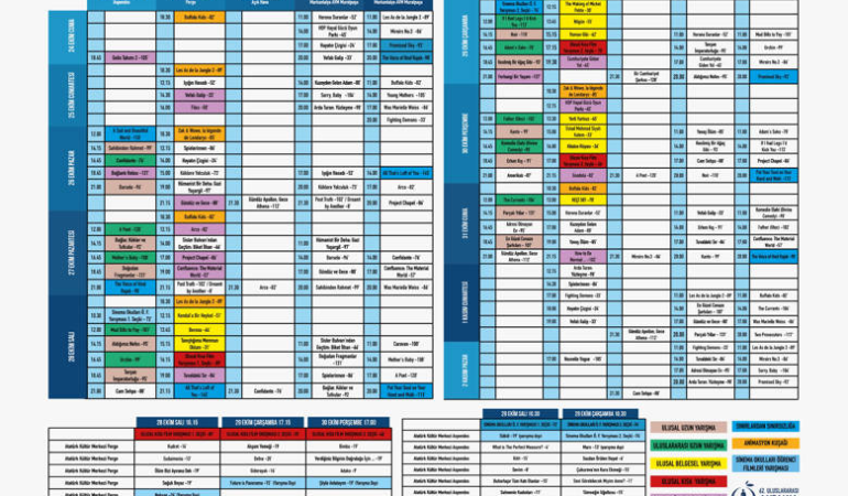62.Uluslararası Antalya Altın Portakal Film Festivali’nin programı açıklandı