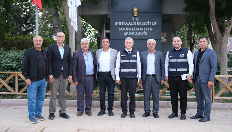 ASAT Genel Müdürü Cengiz Gülebay  Konyaaltı’ndaki çalışmaları inceledi