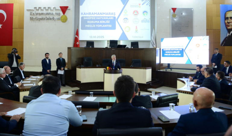 Kahramanmaraş Sahipsiz Hayvanları Koruma Birliği İlk Toplantısını Yaptı