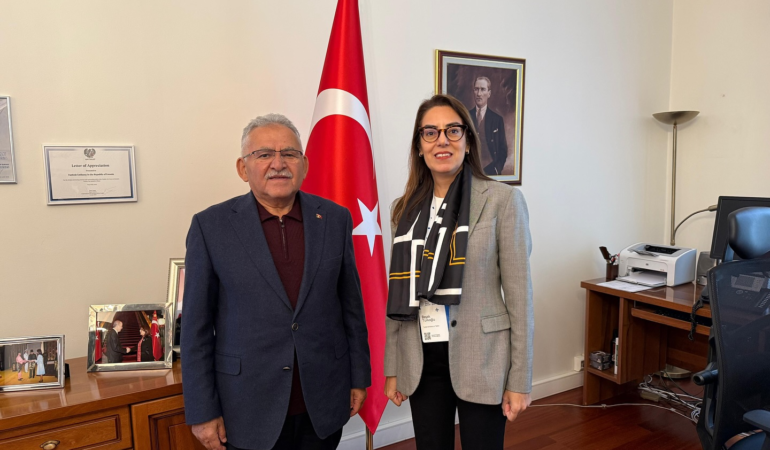 Başkan Büyükkılıç’tan Tallinn Büyükelçiliği’ne Ziyaret