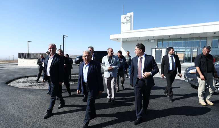 Başkan Büyükkılıç, 100 Milyon TL’lik Yatırımla Develi’ye Kazandırılan Yeni Terminal Binasını İnceledi