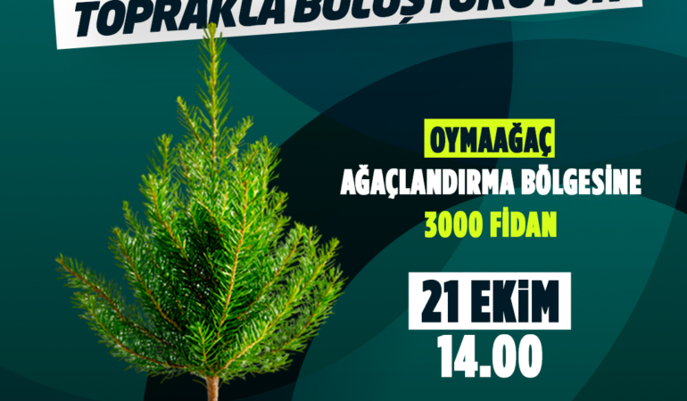 Kayseri Büyükşehir, 38 Bin Fidanı Toprakla Buluşturuyor