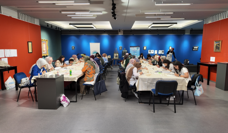 Büyükşehir KAYMEK’ten Kumaş Boyama Workshopu