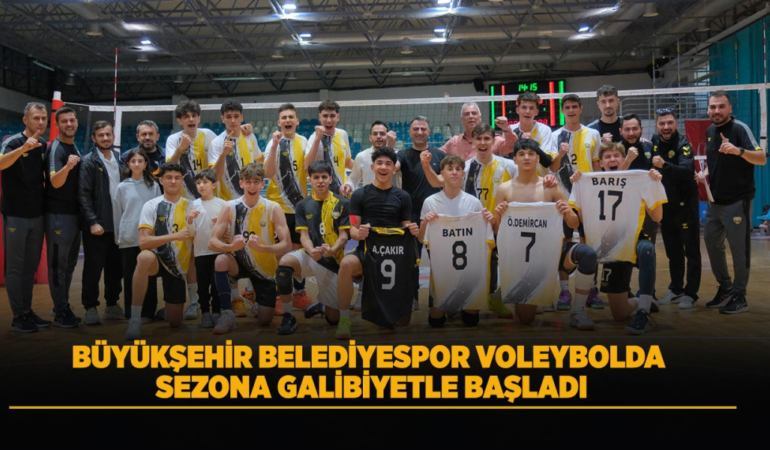 Büyükşehir belediyespor voleybol’da sezona galibiyetle başladı