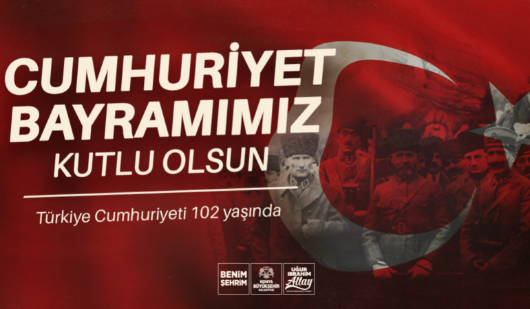 Başkan altay: cumhuriyetimizin 102. yılı kutlu olsun