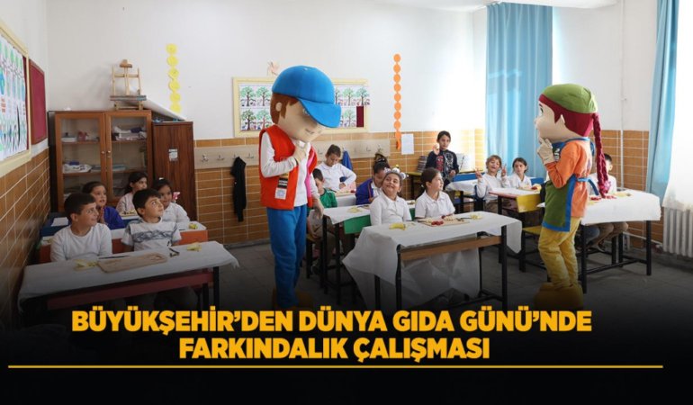 Büyükşehir’den dünya gıda günü’nde farkındalık çalışması