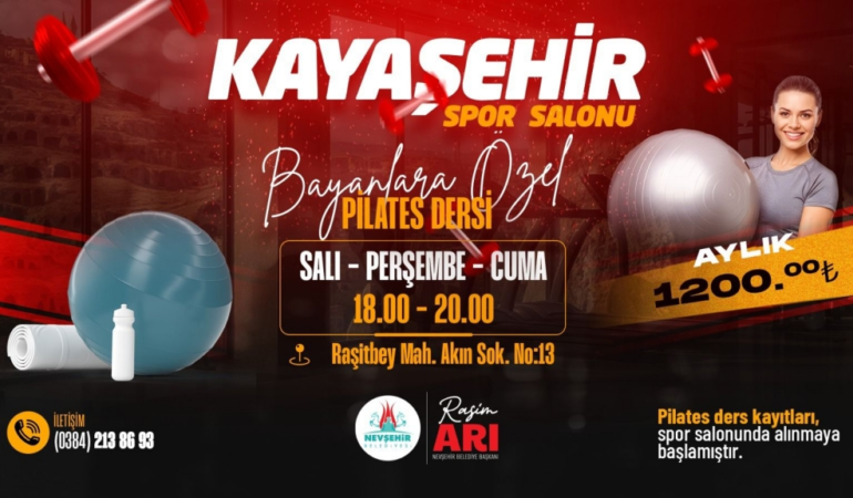 Nevşehir’de Kadınlara Özel Pilates Dersleri Başlıyor