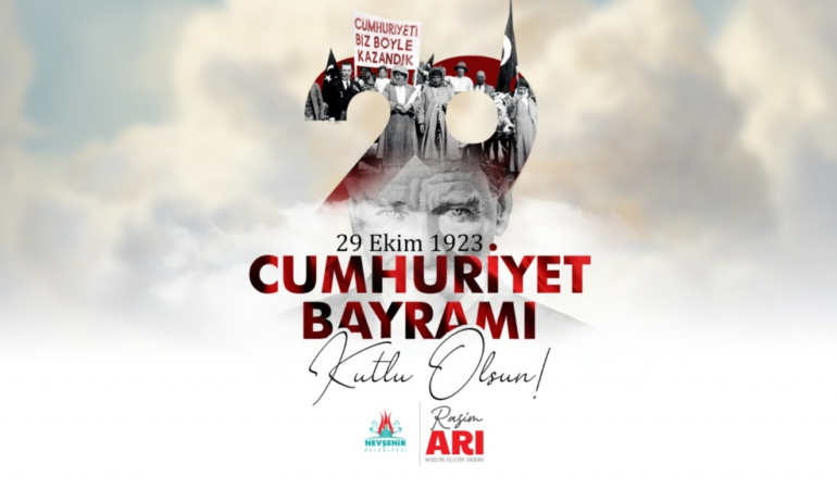 Belediye Başkanımız Rasim Arı’nın Cumhuriyet Bayramı Mesajı