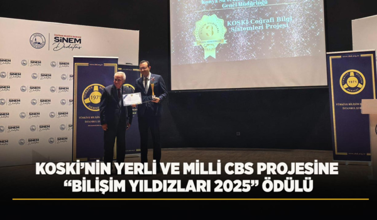 Koski’nin yerli ve milli cbs projesine bilişim yıldızları 2025 ödülü
