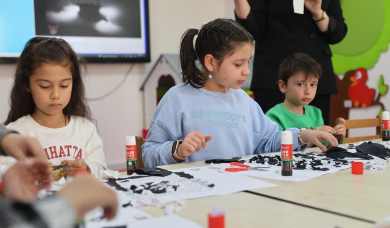 Çocuklara Özel, Ara Tatil Etkinlik Atölyesine 30 Çocuk Katıldı