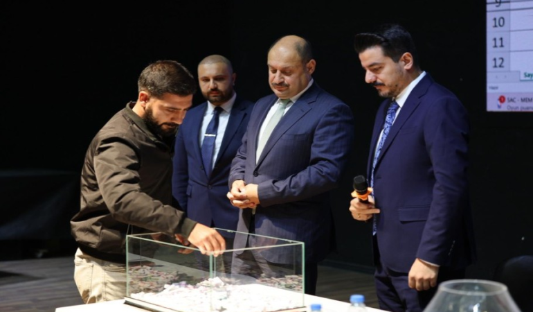 BÜYÜKŞEHİR BELEDİYESİ, 60 SU TESİSATÇISINI KURA İLE BELİRLEDİ