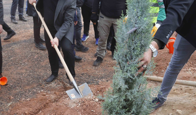Aksaray belediyesi ağaçlandırma seferberliğini 2025 yılında da sürdürdü