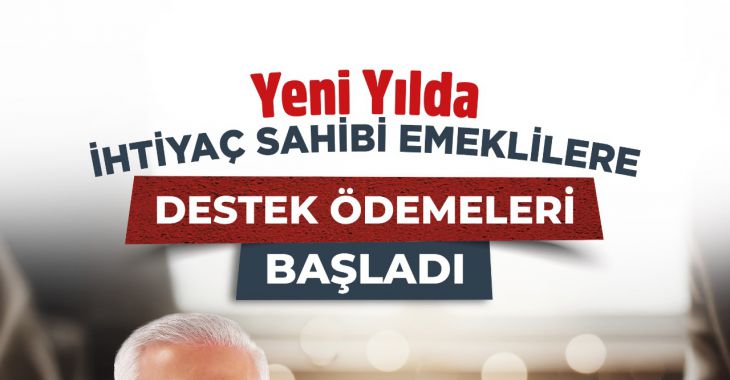 Büyükşehir’den emeklilere yeni yıl desteği