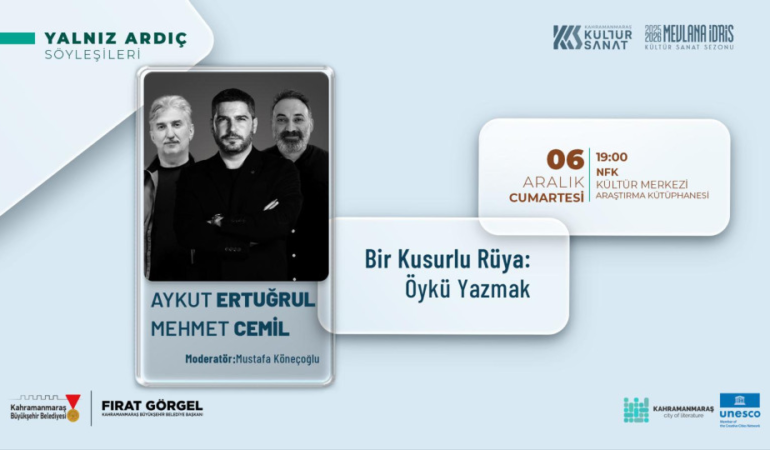 Aralık Kültür Sanat Yalnız Ardıç Söyleşileri ile Devam Edecek