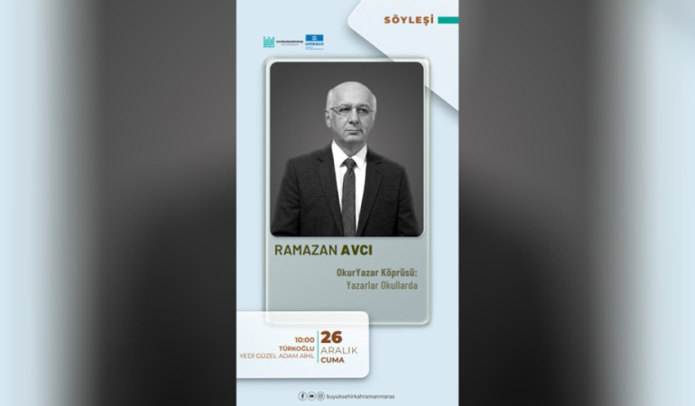 Yazar Ramazan Avcı, Edebiyatın Gücünü Öğrencilere Anlatacak