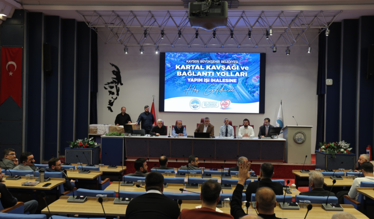 Büyükşehir’in Kartal Kavşağı ve Bağlantı Yolları Projesi’nde Yapım İhalesi Gerçekleştirildi