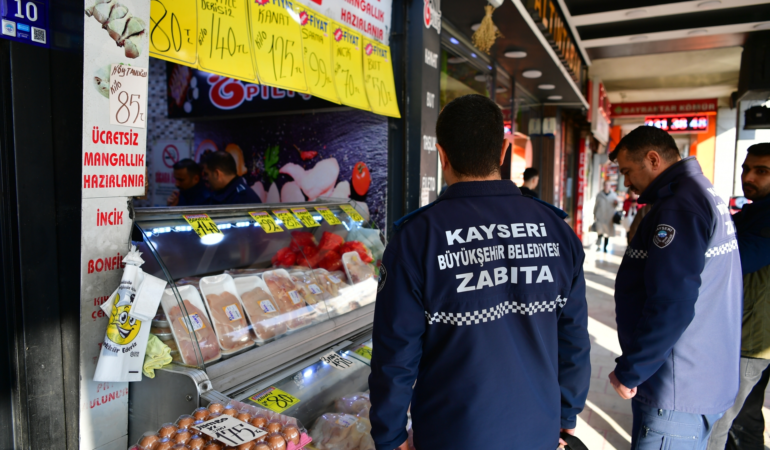 Büyükşehir Zabıta’dan İşletmelere Denetim