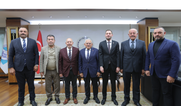 Başkan Büyükkılıç’a MHP Kayseri Heyetinden Ziyaret