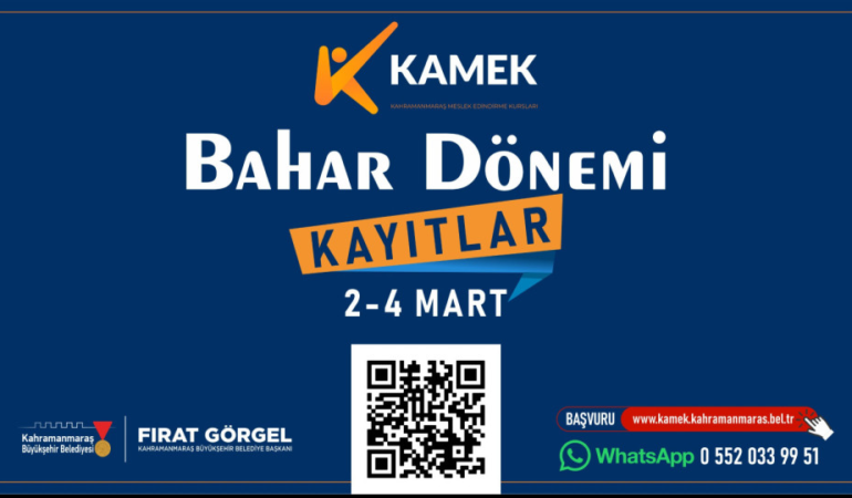 KAMEK’te Bahar Dönemi Başlıyor!