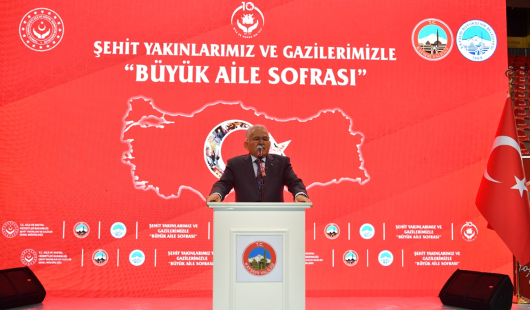 Ramazan’ın İlk İftar Bereketi Şehit Aileleri, Gaziler ve Gazi Aileleri ile Yaşandı