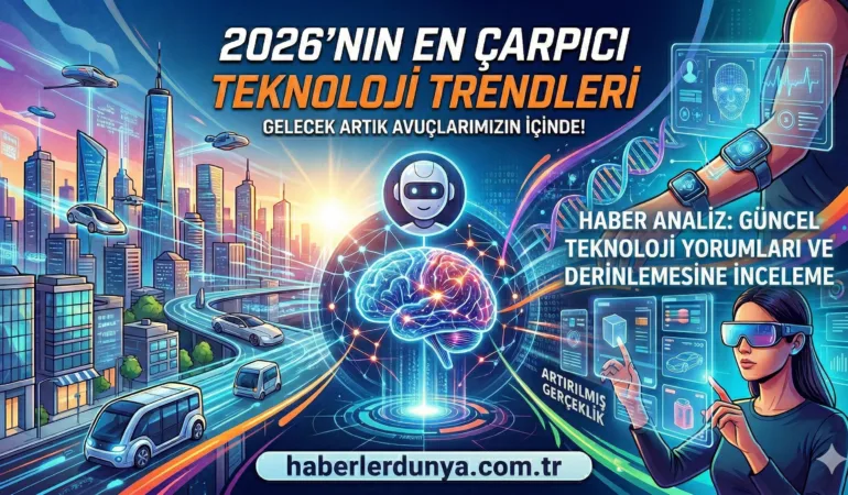 2026'nın En Çarpıcı Teknoloji Trendleri: Gelecek Artık Avuçlarımızın İçinde!