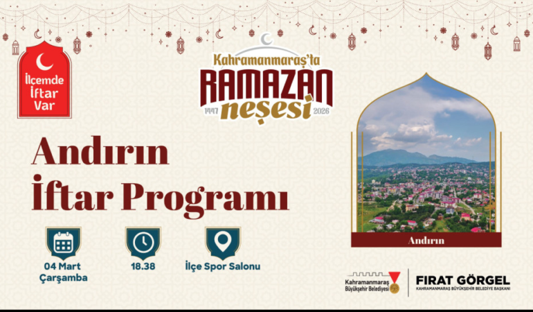 Büyükşehir’in Gönül Sofrası 4 Mart’ta Andırın’da Kurulacak