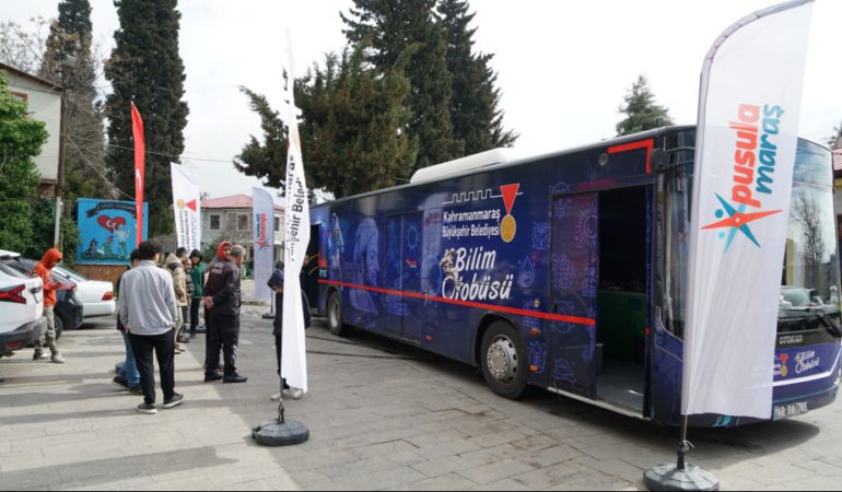 Pusula Maraş’ın Gezen Bilim Merkezi Yeni Misafirlerini Ağırladı