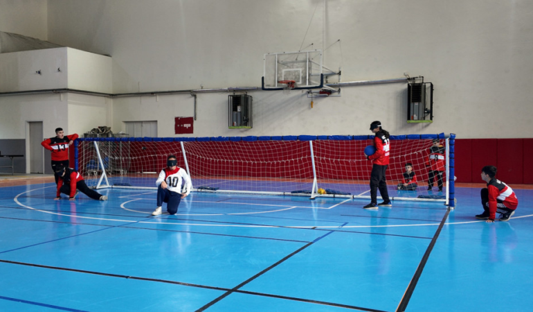 Gaziantepli Sporcular Kahramanmaraş Büyükşehir’in Goalball Sahasına Hayran Kaldı