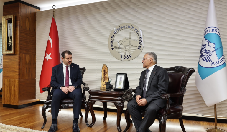 Başkan Büyükkılıç, Milli Savunma Bakan Yardımcısı Ayhan’ı Ağırladı