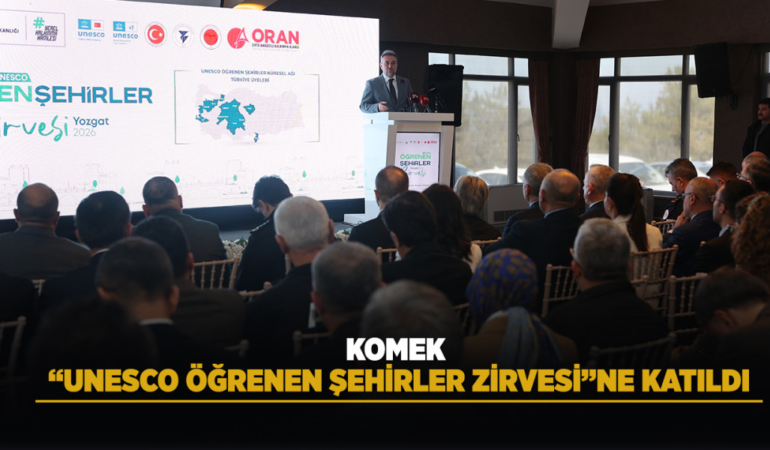 Komek unesco öğrenen şehirler zirvesine katıldı