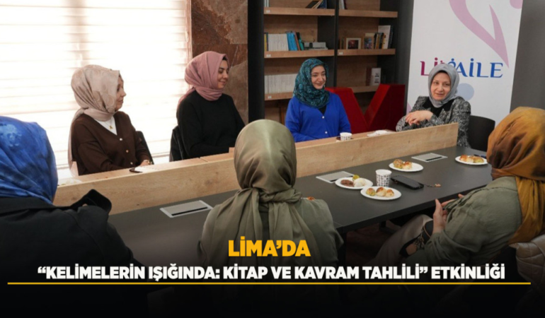 Lima’da kelimelerin ışığında: kitap ve kavram tahlili etkinliği
