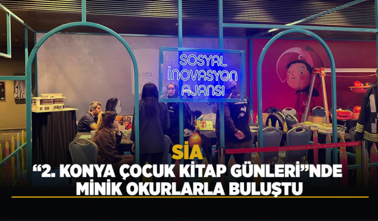 Sia 2. konya çocuk kitap günlerinde minik okurlarla buluştu