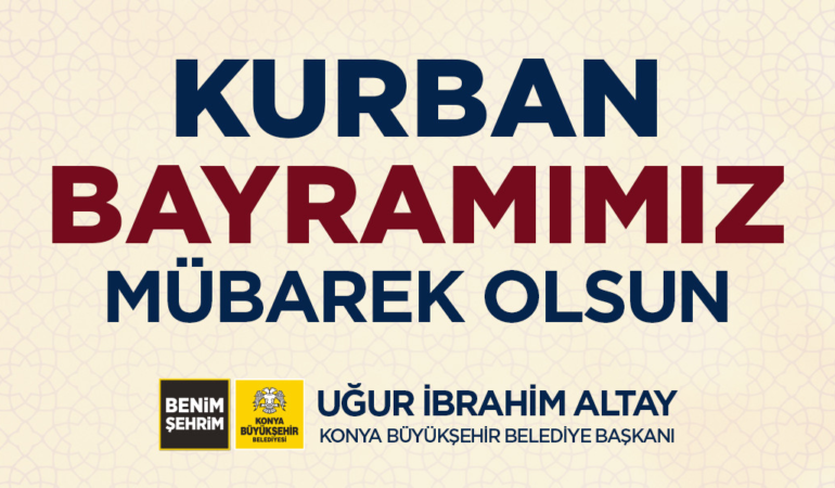 Başkan altay: kurban bayramımız mübarek olsun