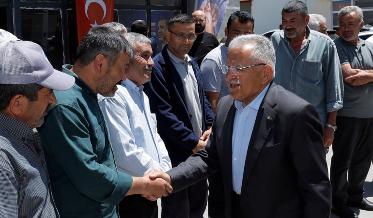 Başkan Büyükkılıç’tan Akkışla ve Sarıoğlan Çiftlik Mahallesi’ne Ziyaret